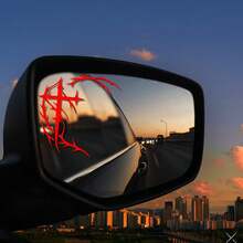 Stiker Cermin Salib Sigilisme Siber, Stiker Cermin Mobil Sigil Gotik, Estetika Gelap - stiker - View 7
