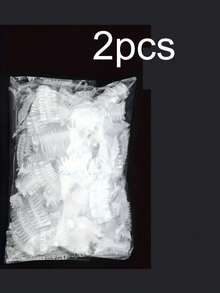 100只一次性高弹防水耳罩，设计简约，保护耳朵，防止进水，淋浴耳罩，透明耳罩。适用于游泳、理发、染发、烫发、洗澡、洗头、护耳，新款加厚耳罩，万圣节适用。 - A - 查看 11