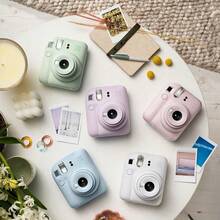 FujiFilm Mini 12 Instant Camera: Parallax Correction Optimizes Framing; 60mm Lens Provides Clear Imaging; Auto Exposure Control; 0.3-0.5m Macro Mode; 306g Lightweight Body; Versatile Shooting For Various Scenarios; Instant Imaging Camera. - View 6