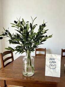 1/2/3/4 piezas Hojas de eucalipto artificial de 45cm, ramas de eucalipto falso de otoño con 3 horquillas, adecuadas para decoración de bodas, decoración del Día de San Valentín, decoración de cumpleaños, decoración de aniversario, decoración del hogar, decoración de mesa, decoración de dormitorio y baño, decoración de escritorio, decoración de habitación, decoración de otoño, decoración de macetas, decoración navideña - Estilo B - Ver 2