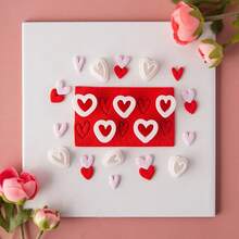 Bộ dụng cụ làm khuyên tai và mặt dây chuyền hình trái tim mini ngày Valentine bằng đất sét polymer, khuôn đất sét mềm hình kẹo trái tim, dụng cụ làm đất sét và mặt dây chuyền. - trắng - Xem 2