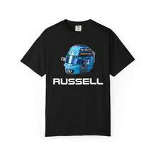 Camiseta de carreras F1 de George Russell |   Diseño de Deportes de Motor de Fórmula 1 - Negro - Ver 12