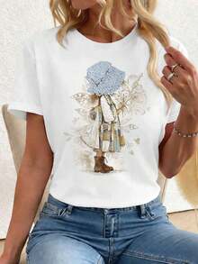 Women T-Shirts - White - View 1