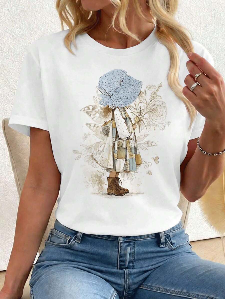 Women T-Shirts - White - View 1