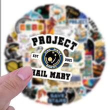 50pcs Cartoon "Rescue Plan" Stickers, "Rescue Plan" Gifts, "Rescue Plan" Peripherals, "Rescue Plan" Poster Decorative Stickers, Waterproof And Durable For Laptop, Phone, Car, Skateboard, Water Bottle, Scrapbook, Computer, Etc. - Project - View 4