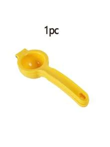 1个便携式手动柠檬榨汁器，小巧手持式柑橘榨汁器，轻松榨取新鲜维生素C，易于清洁和携带，节省空间，日常补水和旅行必备品 - 彩色 - 查看 10