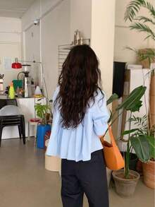 Women Tops - Blue - View 3
