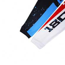 2026 男士山地單車運動球衣 MTB BMX ATV 速降 DH 越野摩托車長袖 T-shirt 健身運動衫 - 白色 - 查看 10