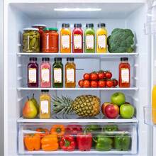 Tomnk 36/42/56/72/128pcs 12/16oz Juice Bottles, Plastic Bottles With Lids, Reusable Clear Containers For Juice, Smoothies, Cola, Water And Other Beverages, Party Storage - 無色 - 查看 7