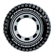 Inflatable Tire Shaped Swimming Ring, Made Of PVC Material, Suitable For Outdoor Play, Ideal As A Gift For Children On Easter, Birthday, Christmas, And Halloween - Multicolor - View 11
