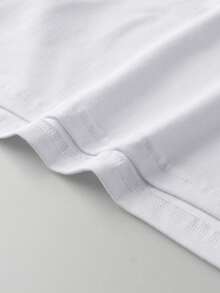 Norcotton White 100% Cotton Ribbed Tank Top, Men's Undershirt For Sports & Fitness - White - View 8