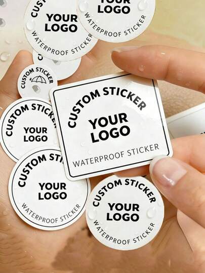 Nhãn dán tròn/vuông tùy chỉnh - Có thể tự do tùy chỉnh logo thương hiệu và văn bản. Thích hợp cho bao bì hộp quà, nhãn sản phẩm, quảng bá triển lãm, trang trí quà tặng, niêm phong sản phẩm, sắp xếp văn phòng, cắt dán thủ công, v.v.
