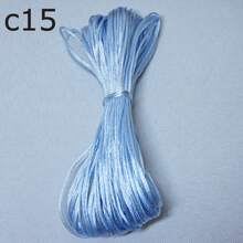 1pc/1set, 20m/Pc 1.5mm Wide Polyester DIY Jewelry Handmade Rope, Dyed Nylon Thread, Chinese Knot Rope, DIY Bracelet Necklace Rope, Shamballa Rope, Used For Gift Box Packaging, Bracelet Rope, Paper Roll Binding, Korean Thread, Gift Binding Rope, Beading Rope, Wedding Party Colorful Rope, Textile Colorful Rope, Hair Braid Decoration Rope, Seven-Color Rainbow Gift Line Rope, 10pcs/15pcs Pack, Gift Binding Rope, Tassel Making Rope, Jade Thread Fine Rope - Wire - View 21