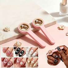 nailpop Cat Eye Nail Art Tool With Handle, Anti-Slip Design For Perfect Manicure Effect, Ideal Mother's Day, Easter, Independence Day Gift, Portable & Easy To Use, Beginner-Friendly - Multicolor - View 3