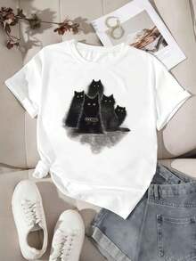 Women T-Shirts - White - View 2