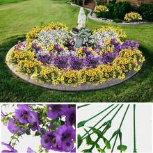 3 Bunches Of 30 Stems Artificial Double-Layer Pansy Flower Bouquet - Durable Plastic Flowers, Suitable For Indoor/Outdoor, Weather-Resistant, Vibrant White/Purple/Yellow, Garden Home Decor, Party, Room, Home, Wall, Bathroom, Bedroom, Decorations, Tabletop, Wedding - Multicolor - View 3