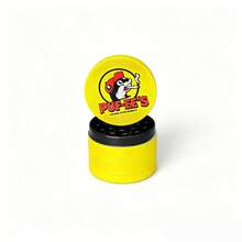 1个卡通狗图案研磨器，亮黄色外壳，便携式设计，小众创意吸烟配件 - 查看 7