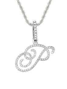 1pc Fashion Cursive Letter A-Z Necklace, Women Jewelry For Daily Wear - Romantic 26 Cursive Letter Necklace - View 29