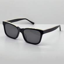 Gafas de Sol-Eye de Moda para Mujer, Protección, Gafas de Sol Retro, Clásicas y Elegantes, Recomendadas por Blogueros. - 417 Caja en blanco y negro - Ver 14