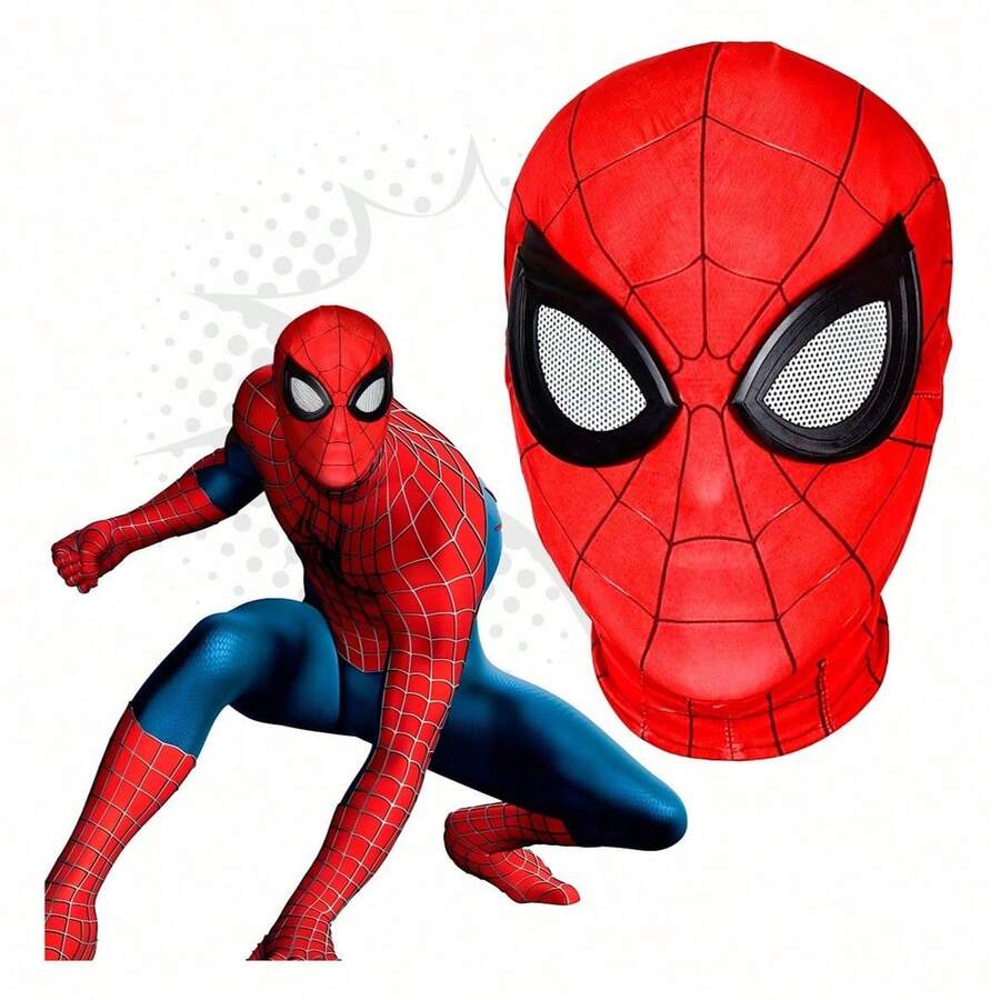 Bộ mặt nạ đỏ đen Disney, phụ kiện cosplay siêu anh hùng, phụ kiện trang phục dự tiệc, quà sinh nhật. - A - Xem 1
