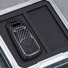 Ốp chìa khóa xe hơi bằng sợi carbon ABS cho Audi A4 B9 A5 A6 8S 8W Q5 Q7 4m S4 S5 S7 TT TTS TFSI RS - Loại A - Xem 10