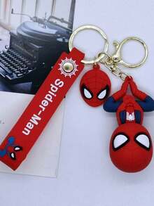 Móc khóa hoạt hình dễ thương, Peter Parker, Siêu anh hùng Miles Morales, vòng treo trang trí ba lô, điện thoại, quà tặng (Một số phụ kiện có thể được chọn ngẫu nhiên) (Màu sắc thực tế có thể hơi khác so với hình ảnh) - Nhiều màu - Xem 5