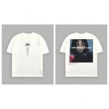 DARCSPORT American-Style  Retro T-Shirt For Couples, Men's Top, Pure Cotton Loose-Fit Round-Neck T-Shirt - 白色 - 查看 10