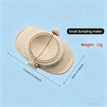 1pc Wheat Straw Household Dumpling Maker, Time & Effort Saving, Quick Dumpling Shaper, Creative Kitchen Dumpling Mold - View 11