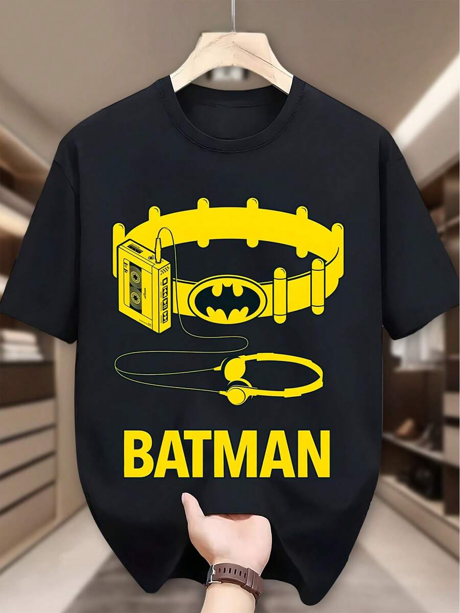 Warner Bros Men T-Shirts - 黑色 - 查看 1