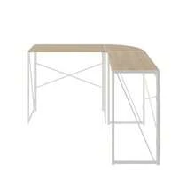 Modern Design L-Shaped Desk Corner Computer Desk PC Laptop Computer Table Study Desk Home Office - A - View 11