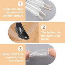 Clear 260 Balloons 100 PCS Premium Long Skinny Latex Balloons For Animal Twisting Beginners Weddings Birthdays Party Decorations - Trong sáng - Xem 4