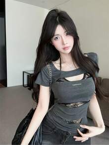 Women Tops - Black - View 2