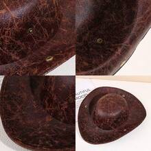 Unisex Brown Sailor Pirate Hat Triangular Cap Fashion Captain Hat Performance Costume Fun Hat Masquerade Cosplay Prop Pirate Hat Pirate Bandana Pirate Eye Patch Performance Prop Holiday Costume Prop - Pirate Hat - View 2