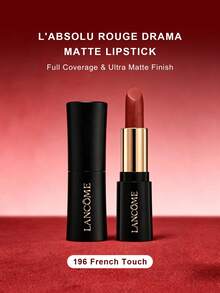 Lancôme Lancome L'Absolu Rouge Drama Matte Lipstick - 196 French Touch - 1.6g - mini 196 - 查看 4