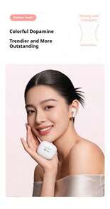 ASUS adol B10 True Wireless Earbuds 2026, Bluetooth 6.0 dengan Suara Surround 360°, Daya Tahan Baterai 124 Jam, Layar LED Pintar, Mode Gaming Latensi Rendah, Panggilan HD untuk Olahraga Lari – Hitam/Putih - View 4