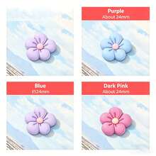 30pcs Cute 5-Petal Sunflower Resin DIY Phone Case Flower Decor Accessories - Multicolor - View 4