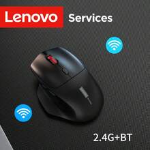 Ratón recargable de doble modo Lenovo N230, conexión Bluetooth + receptor USB, ratón inalámbrico para uso en computadora, oficina y hogar - Ver 9
