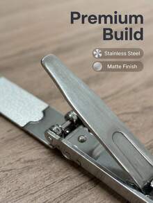 2pcs Silver Stainless Steel Keychain Nail Clippers, Portable Travel Size, Gift Or Personal Use - Mini Folding Nail Clippers - View 4