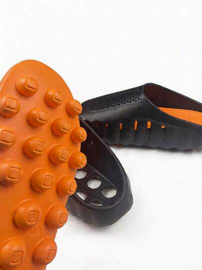Dép Mind 001 - Dép đế massage lấy cảm hứng từ chất liệu xốp EVA mềm mại, thiết kế hở gót, các điểm kích thích lòng bàn chân, thích hợp cho sử dụng trong nhà và hàng ngày.