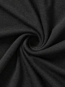 Playera con diseño gracioso la raiz cuadrada del problema ideal para fan de las matematicas - Negro - Ver 4