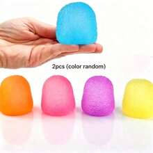 1pc/Random - Bestselling Stress Ball, Rainbow Candy Texture Cube, Slow Rebound Squeeze Candy Toy, Suitable For Teens And Adults, Super Hard Jelly-Like Squeeze Ball, Sensory Stimulation, Stress Relief, Perfect Birthday, Party, Holiday Gift! - trái cam - Xem 9