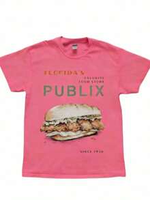Cozy Publix Shirt, Pub Sub Vintage StyleShirt, Publix Sub Fans, Floridas FavoriteGrocery Store, Florida SupermarketMenswear Top Underwear Tshirt - 粉色 - 查看 14
