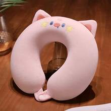 1 chiếc gối kê cổ hình chữ U dễ thương hoạt hình, gối kê cổ khi đi du lịch trên xe hơi, gối kê cổ khi ngủ trên máy bay và tàu cao tốc. - Nhiều màu - Xem 13