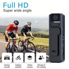 1pc 1080p Wearable Sports Camera With Audio, Video, Night Vision, Rechargeable Battery, Long Standby Time, 180-Degree Rotatable Lens, Suitable For Personal Travel, Walking, And Law Enforcement Recording - Black - View 4