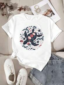 Women T-Shirts - White - View 2