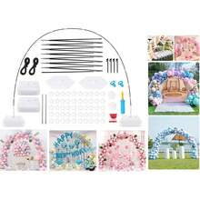 For Party Decor, Adjustable 10Ft Stand With Water Fillable Base Balloon Arch Kit - 查看 3