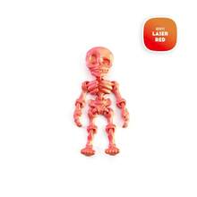 3D Printed Movable Joint Mini Skeleton Doll (Random Color), Full Color Collection, Dark Doll, Halloween Stress Relief Decor, Multi-Color Options, Creative Gift, Fully Articulated For Endless Posing Fun, Suitable For Birthday Gifts - Multicolor - View 7