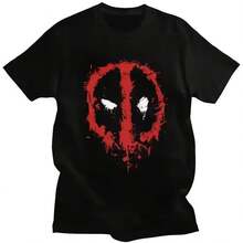 Genuine Authorized Kawaii Deadpools Splatter S Short Sleeve Casual Cotton Slim Fit T Shirt Merch Hale - 款式 - 查看 1
