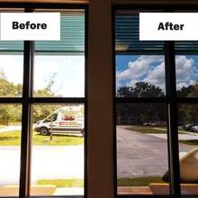 Self-Adhesive One-Way Mirror Film, Privacy Reflective Window Film, UV Blocking Heat Insulation Glass Sticker, PVC Material With Strong Adhesive, Suitable For Living Room, Bedroom, Kitchen, Office And Home Decor - Black and Silver - View 7