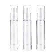 3pcs Refillable Transparent Travel Pump Bottles, Vacuum Cosmetic Containers For DIY Foundation, Gel, Essence, Lotion, Moisturizer (10ml), 3.0 Pack - View 9